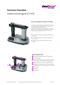 Technische Daten IH 210 XL