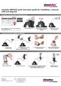 Quick Instruction - simalube IMPULSE