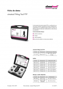 Datos Téchnicos FT-P