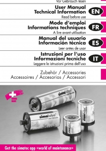 simalube Mode d'emploi 30-250 ml