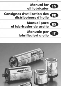 Manual de usuario Aceite